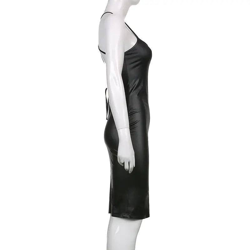 robe moulante noire