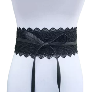 ceinture dentelle noire